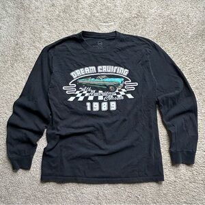 Dream Cruising Black Long Sleeve Shirt
